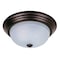 Designers Fountain 14in Medium 2-Light Oil Rubbed Bronze Ceiling Light Flush Mount 1257M-ORB-AL - alternate 1